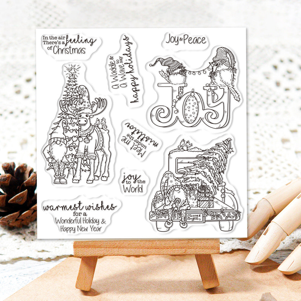 Christmas Theme Dies & Stamps Set