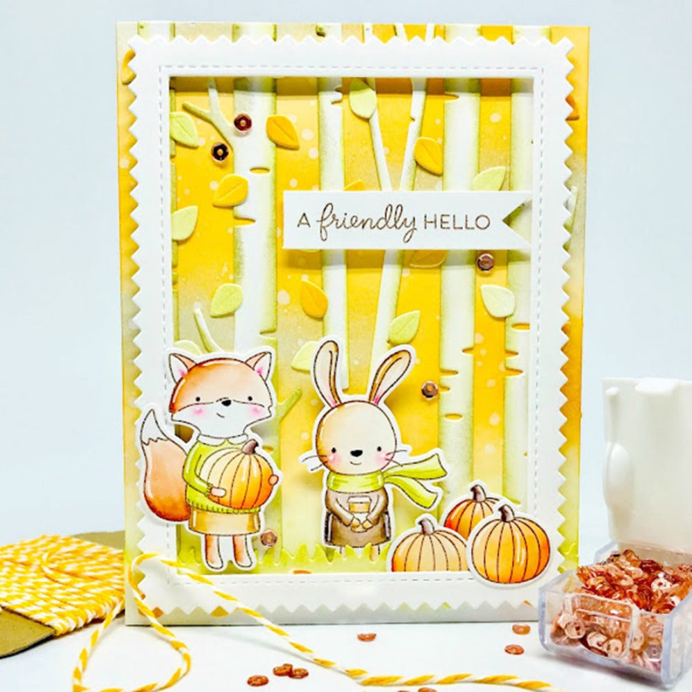 Fawn Squirrel Dies & Stamps Set