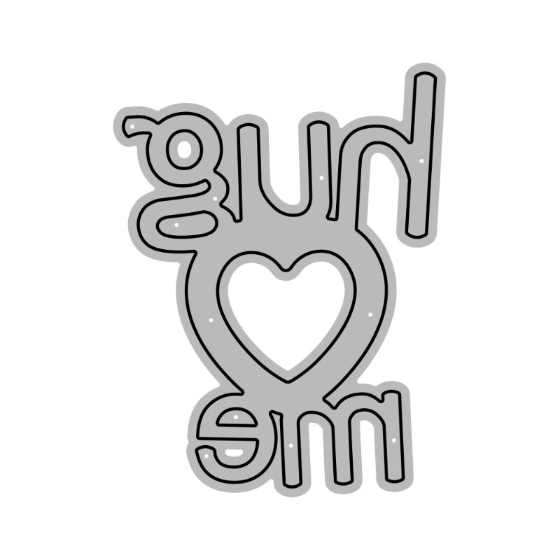 Hug Me Heart Metal Cutting Dies