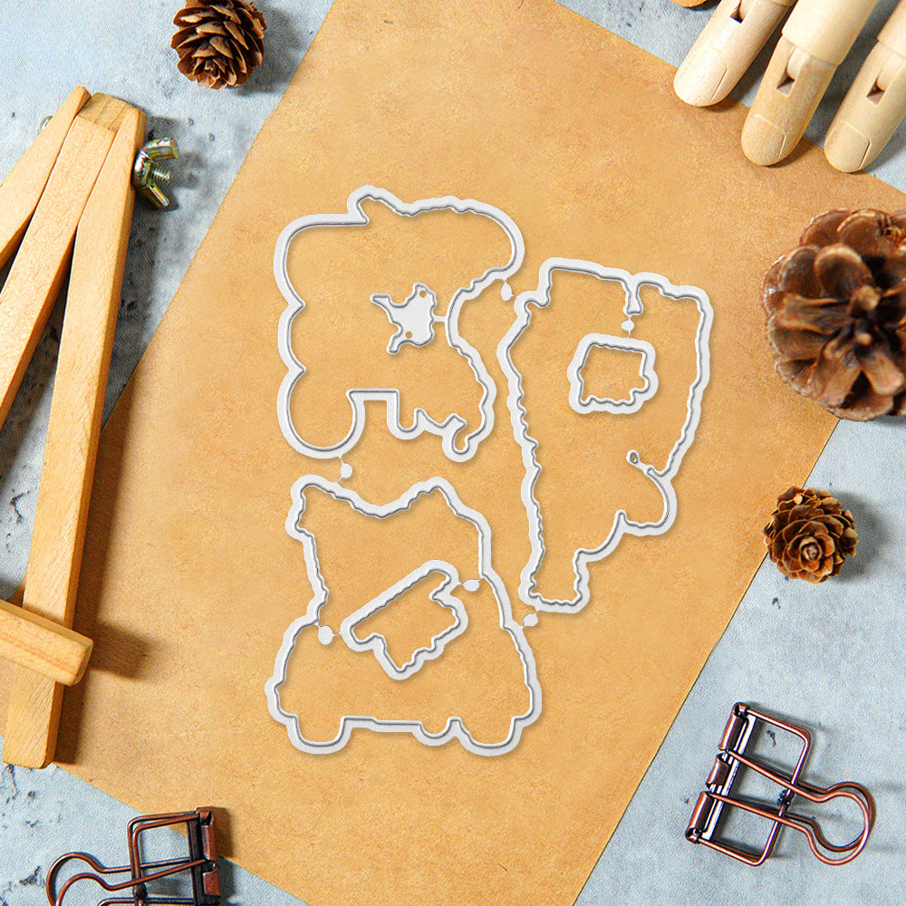 Christmas Theme Dies & Stamps Set