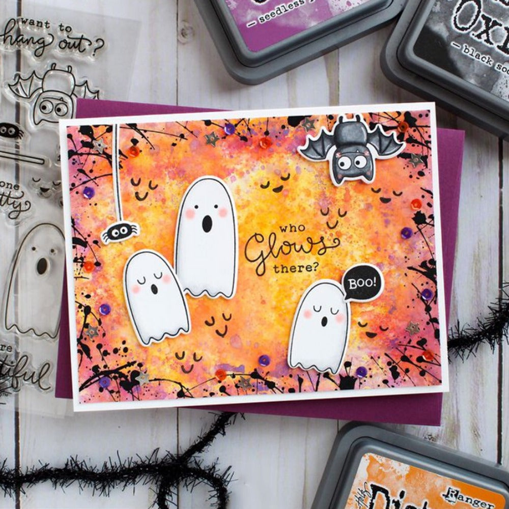 Halloween Ghost Dies & Stamps Set