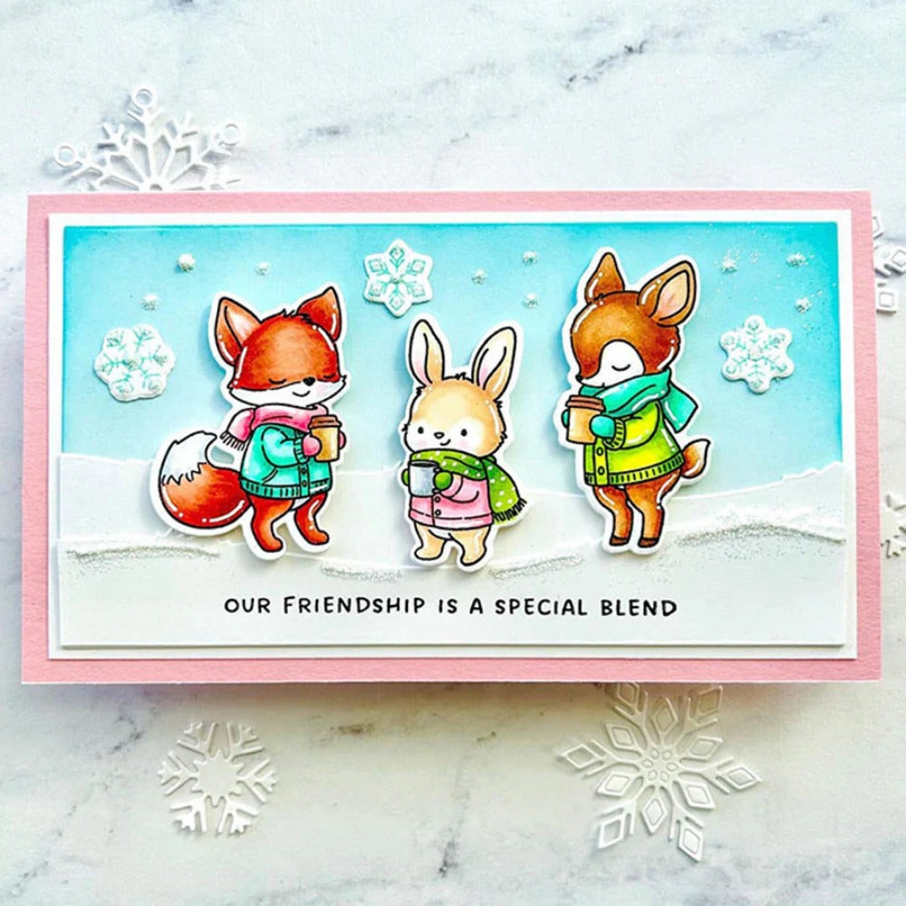 Winter Animals Dies & Stamps Set