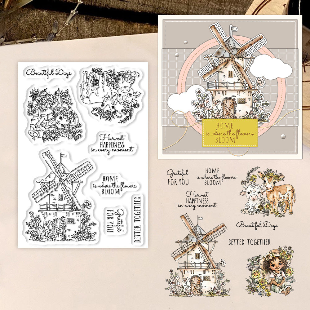 Windmill House Clear Stamps