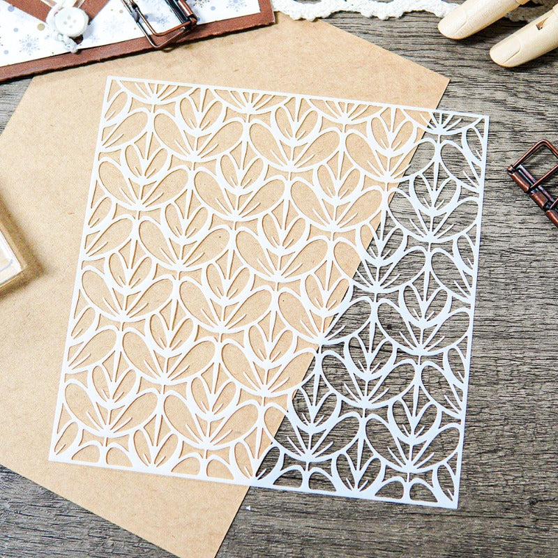 Flower DIY Painting Hollow Stencil