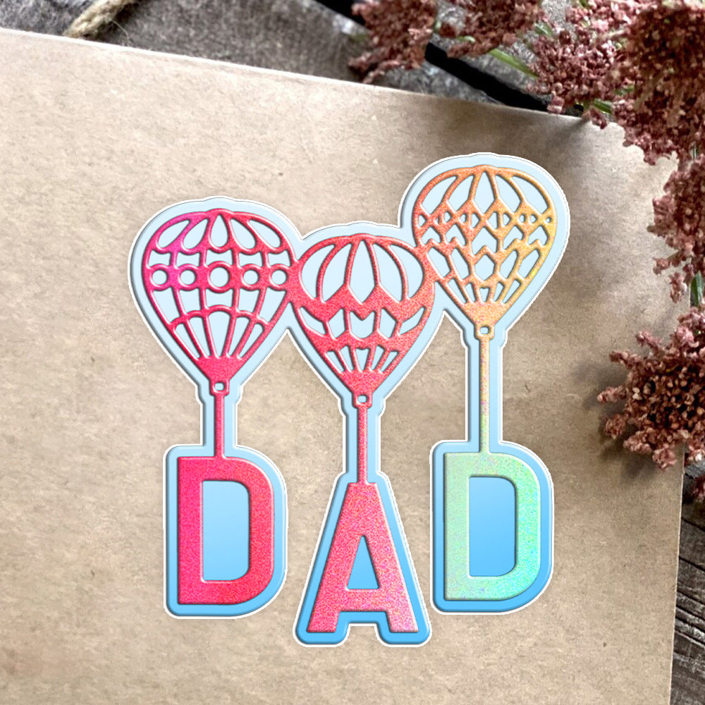 Father's Day Theme Metal Cutting Dies