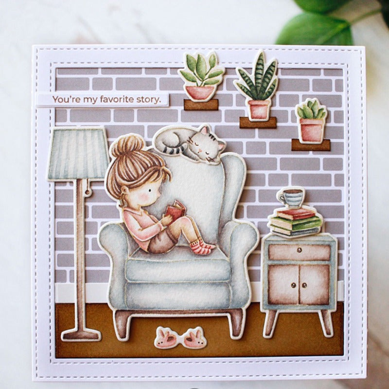 Enjoy The Leisure Time Dies & Stamps Set