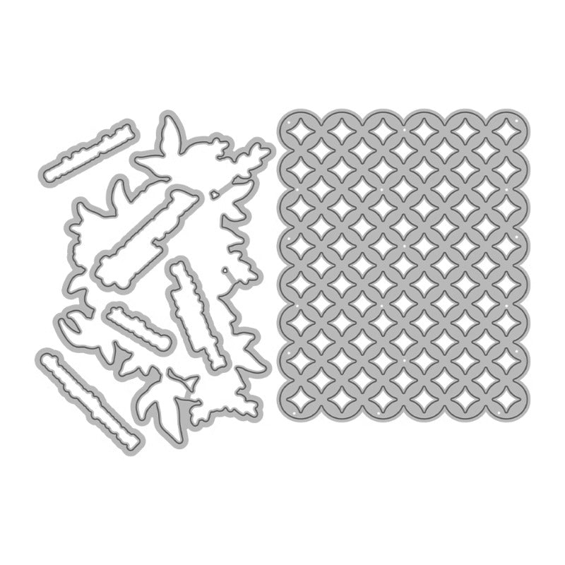 Blooming Flowers Dies & Stamps Set