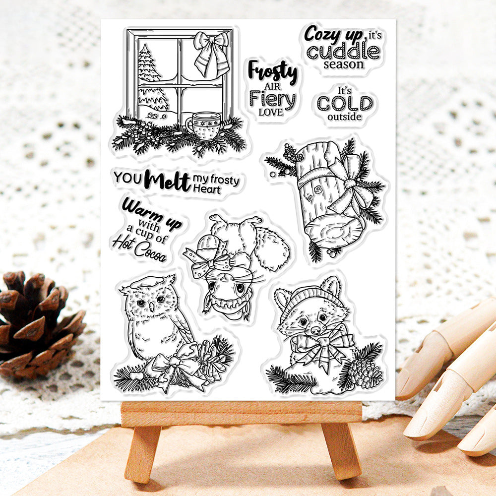 Winter Animals Dies & Stamps Set