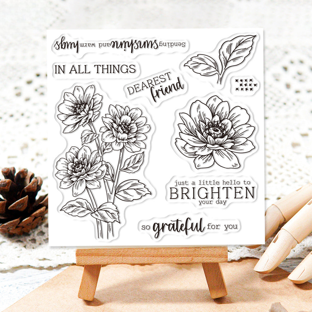 Spring Flowers Dies & Stamps Set