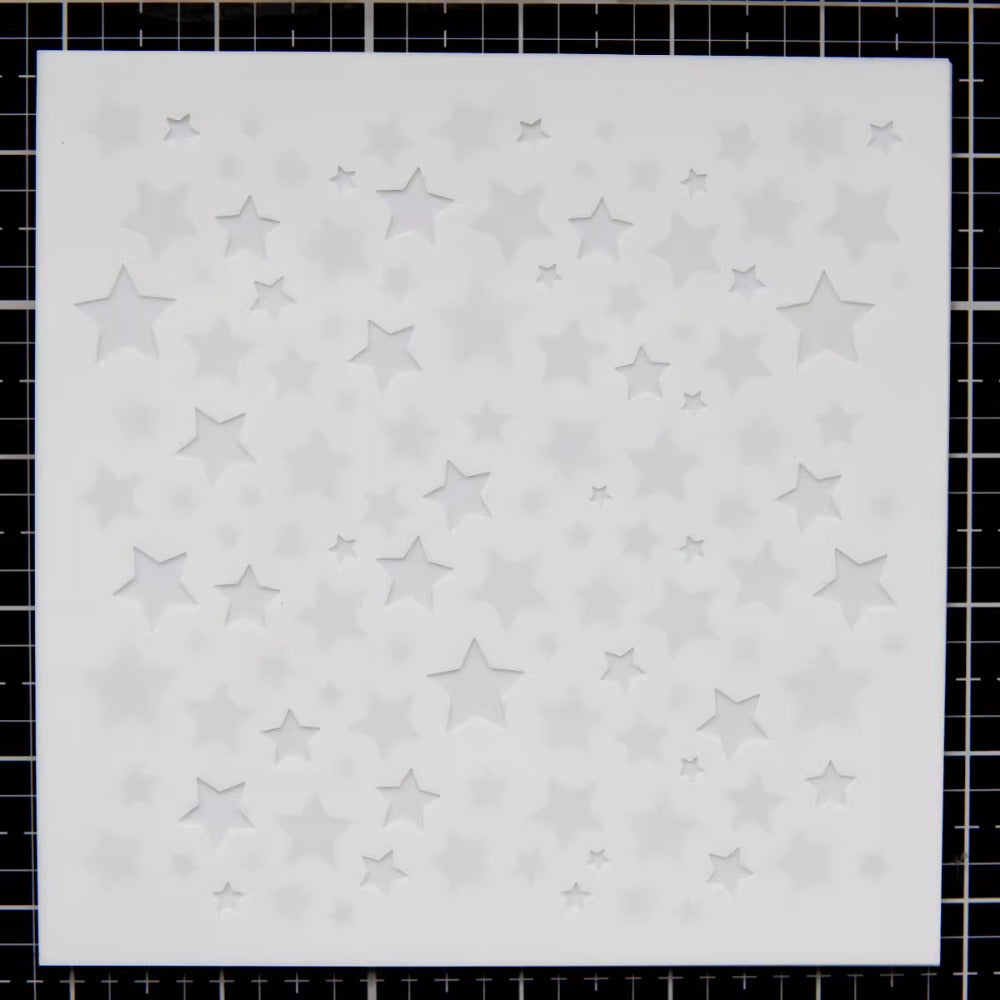 3D Cute Star DIY Painting Hollow Stencil