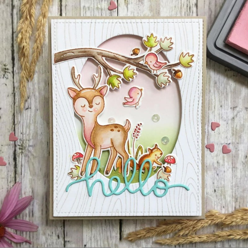 Deer Squirrel Dies & Stamps Set