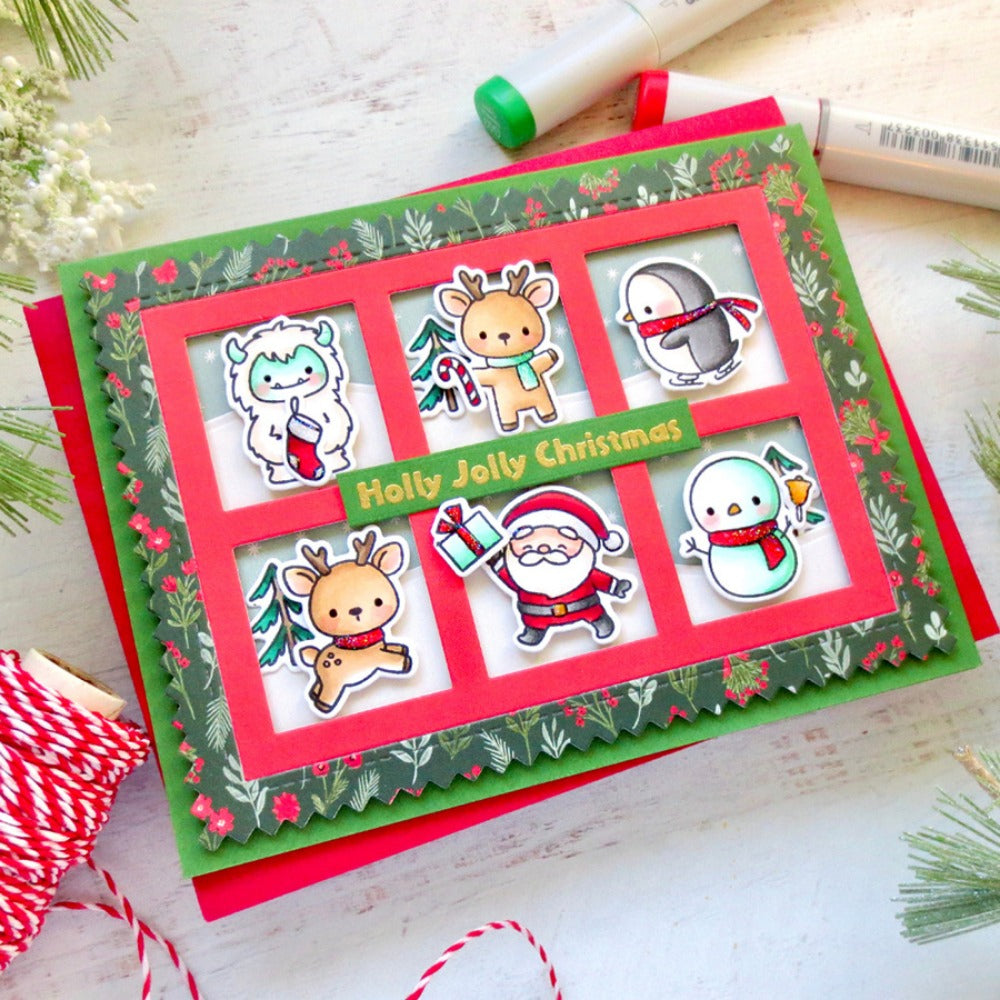 Christmas Animals Dies & Stamps Set