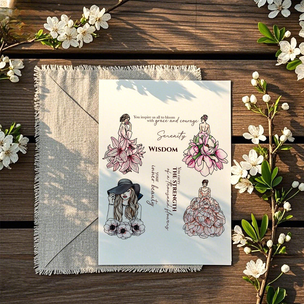 Beautiful Ladies Clear Stamps