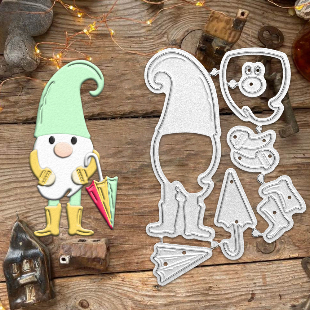 Dwarf Holding An Umbrella Metal Cutting Dies