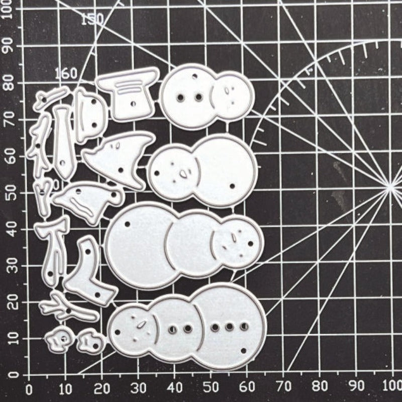 Winter Snowman Metal Cutting Dies