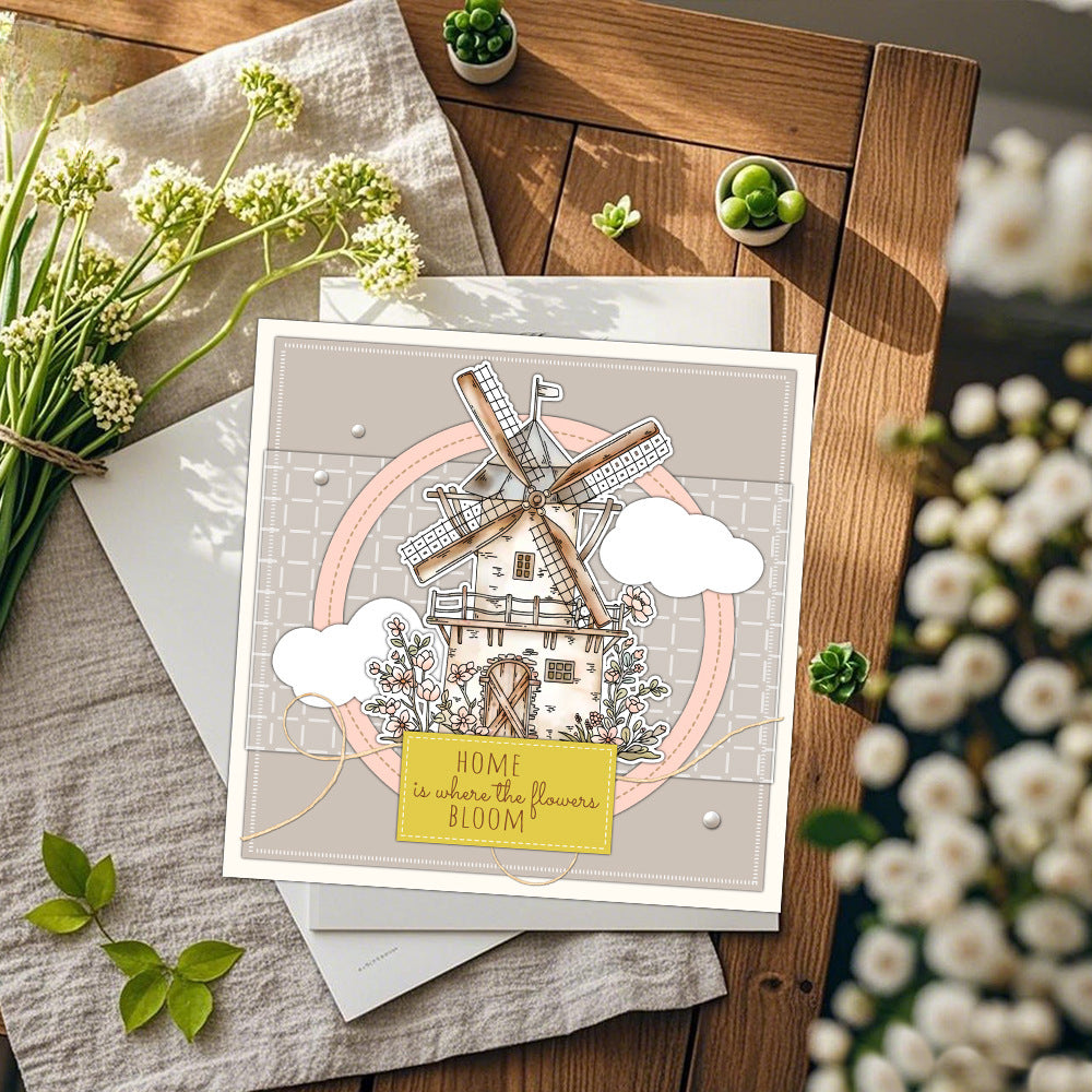 Windmill House Clear Stamps