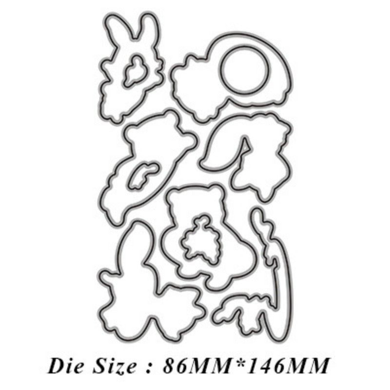 Happy Vacation Theme Dies & Stamps Set