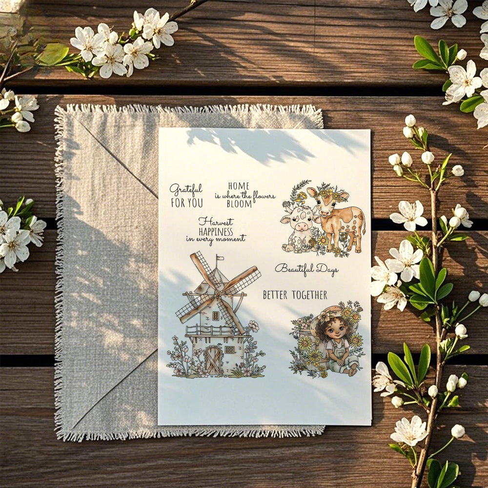 Windmill House Clear Stamps