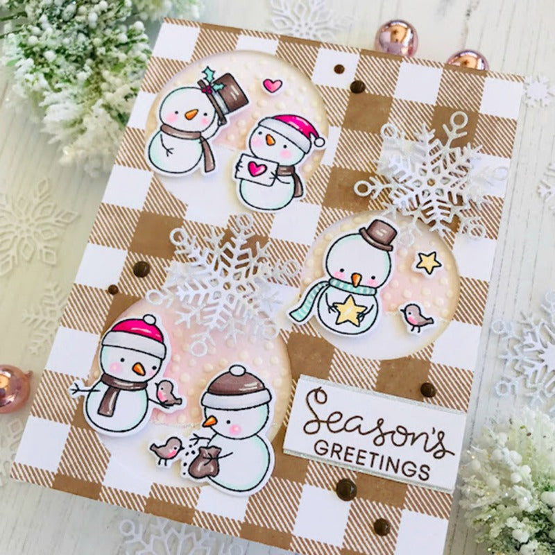 Winter Snowman Series Dies & Stamps Set