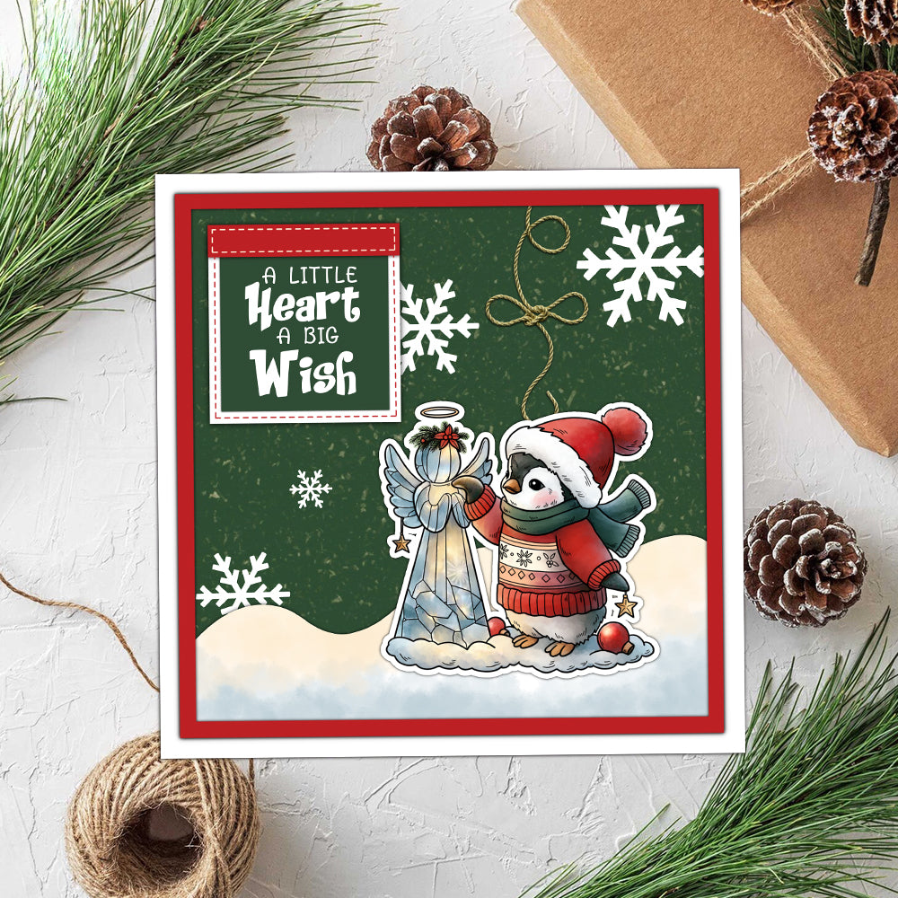 Cute Christmas Penguins Clear Stamps