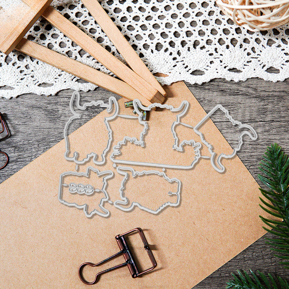 Cute Cows Dies & Stamps Set