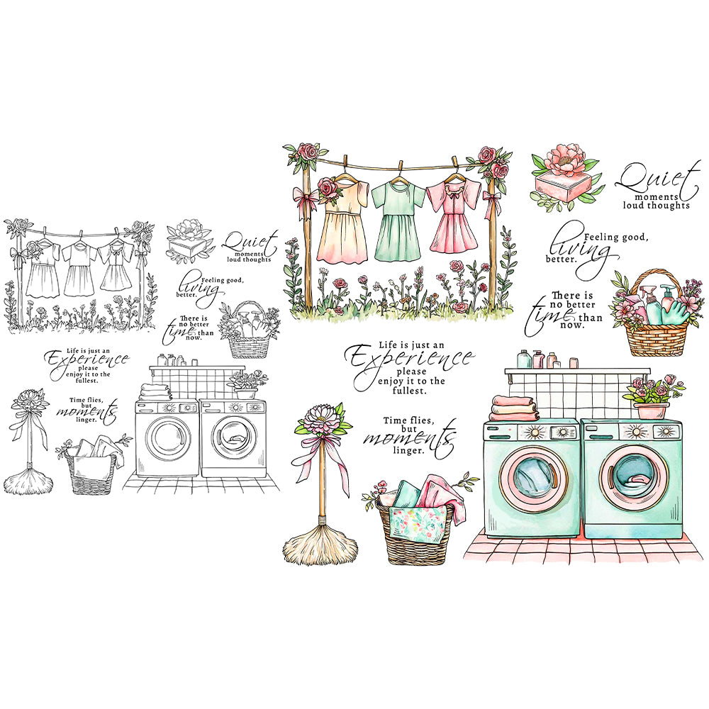 Daily Housework Clear Stamps