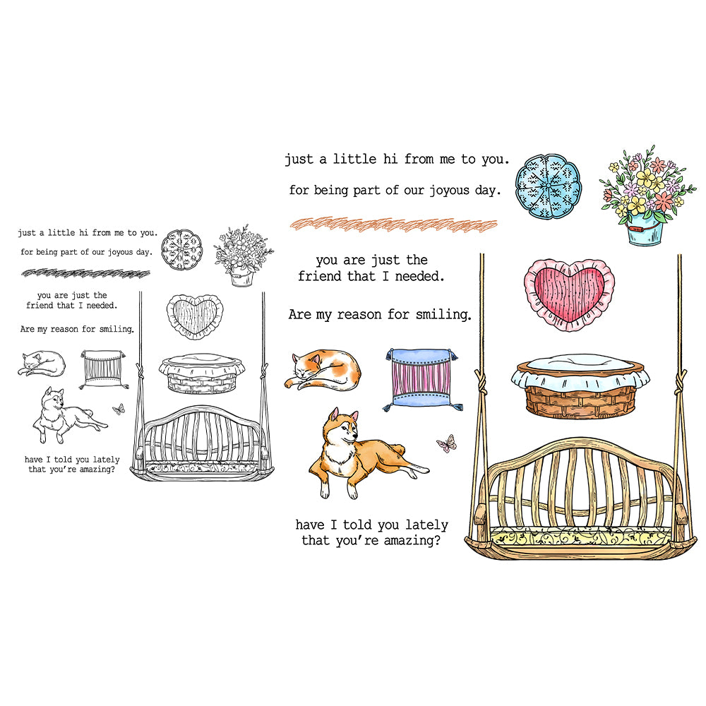 Animal Series Dies & Stamps Set