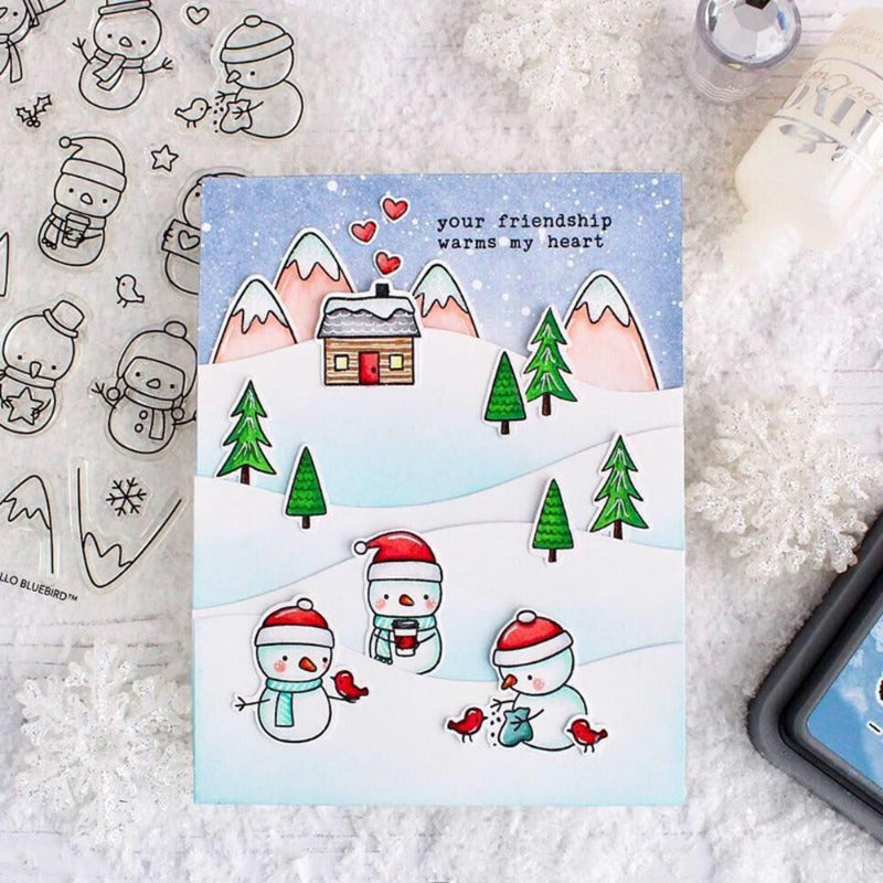 Winter Snowman Series Dies & Stamps Set