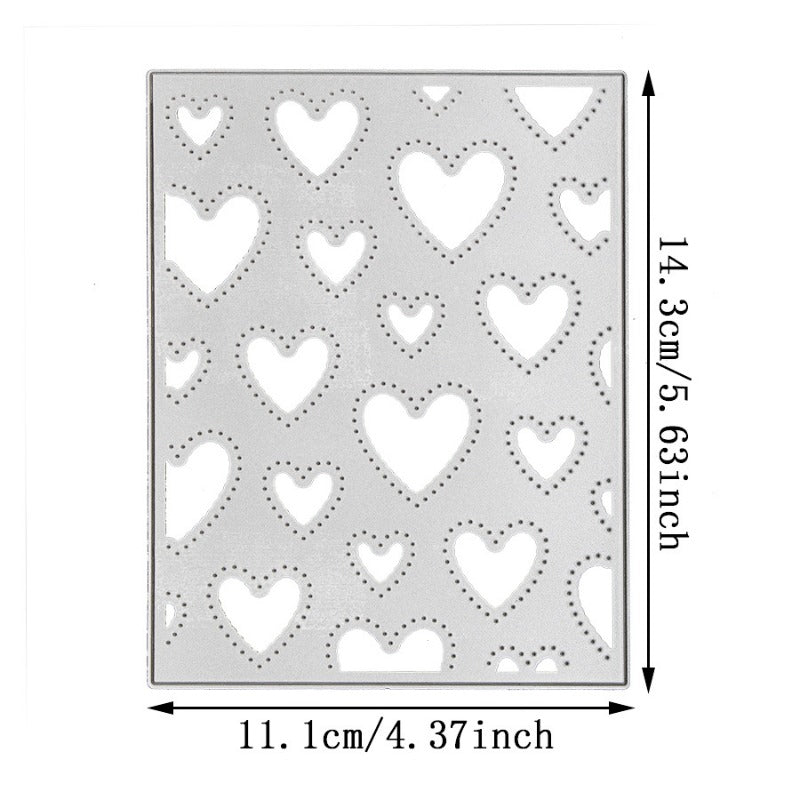 Heart Background Board Cutting Dies