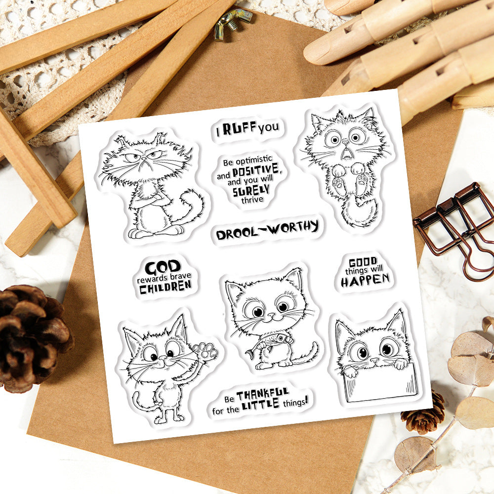 Personality Cats Dies & Stamps Set