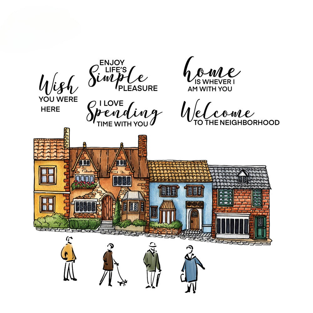 Take a Walk After Dinner Dies & Stamps Set