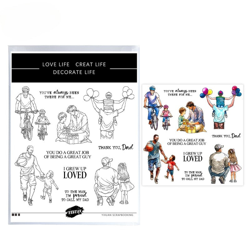 Father & Child Fun Time Dies & Stamps Set