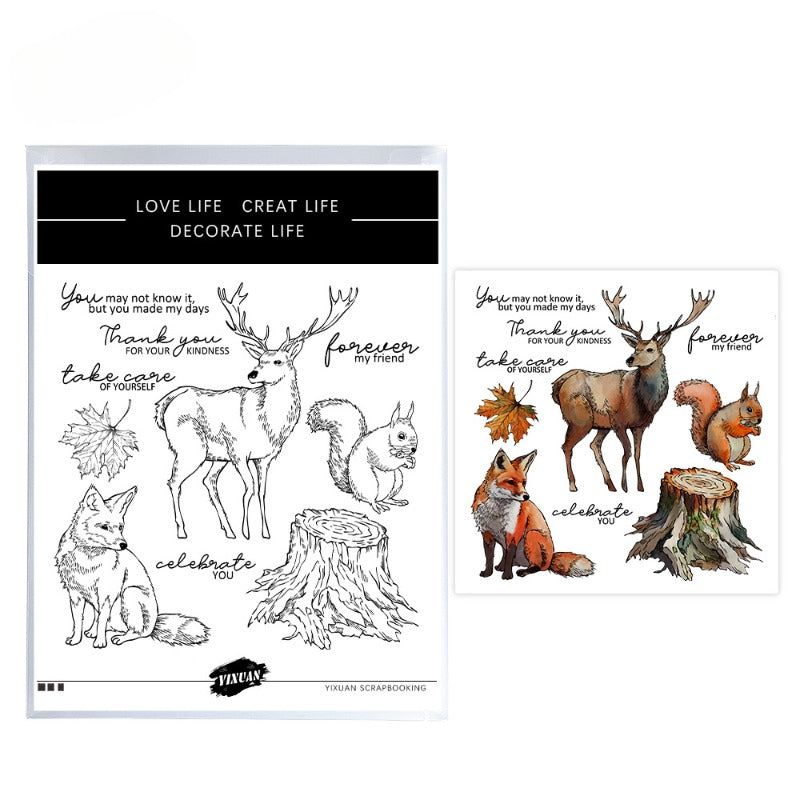 The Animal Party Dies & Stamps Set