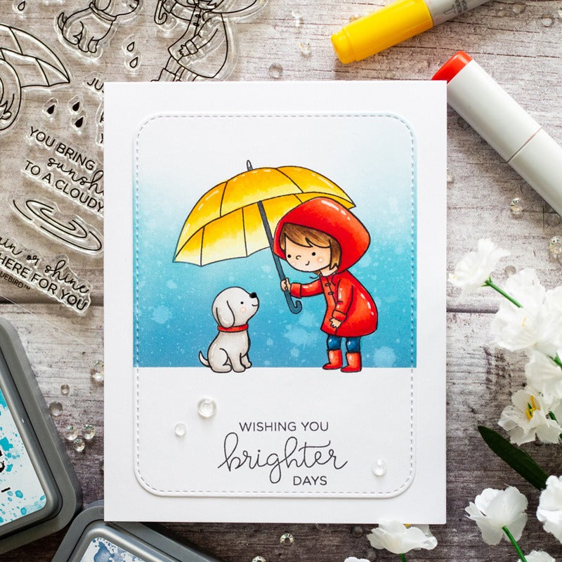 Little Rainy Girl Dies & Stamps Set