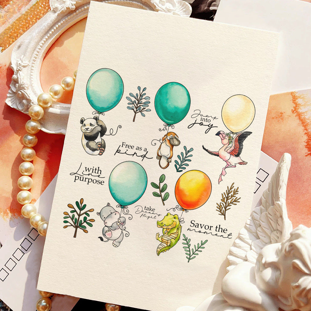 Animal Balloons Dies & Stamps Set
