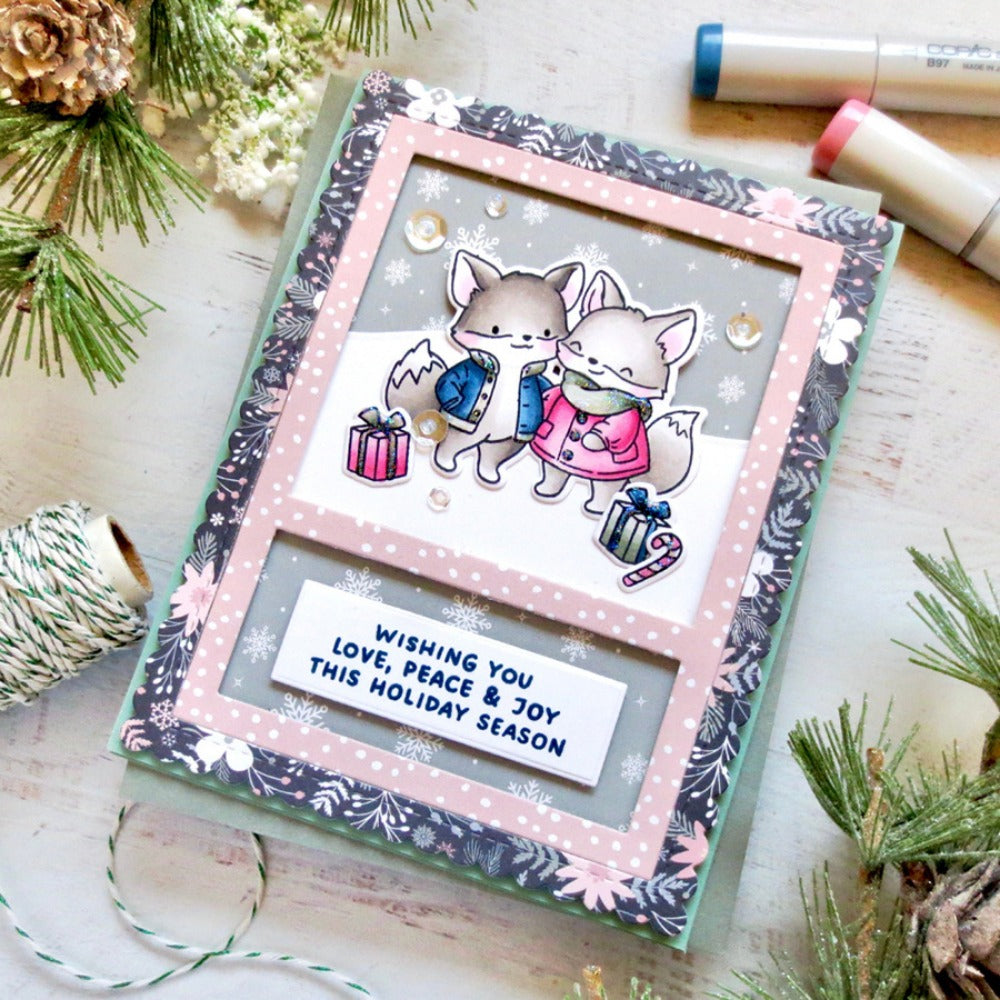 Christmas Animals Dies & Stamps Set