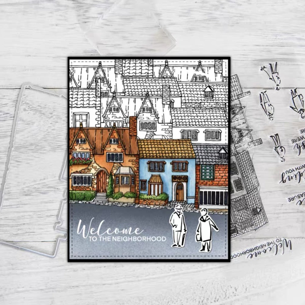 Take a Walk After Dinner Dies & Stamps Set
