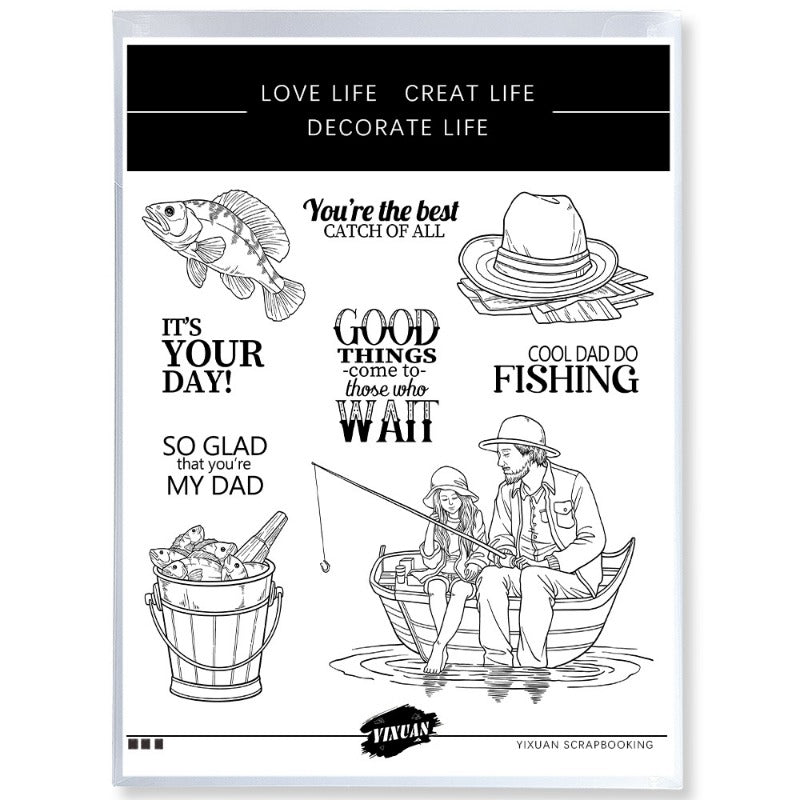 Fishing Dies & Stamps Set
