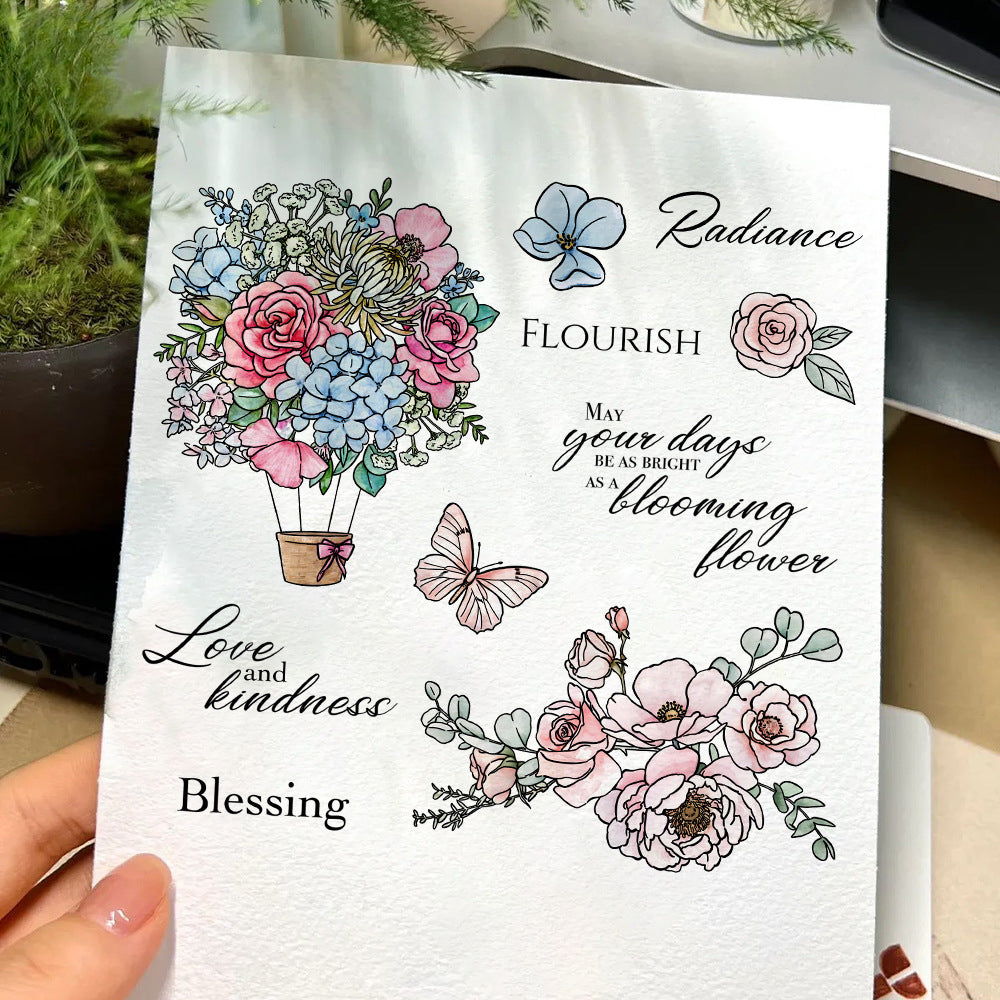 Spring Flowers Clear Stamps