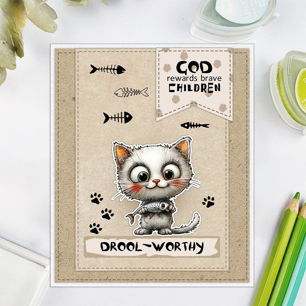 Personality Cats Dies & Stamps Set