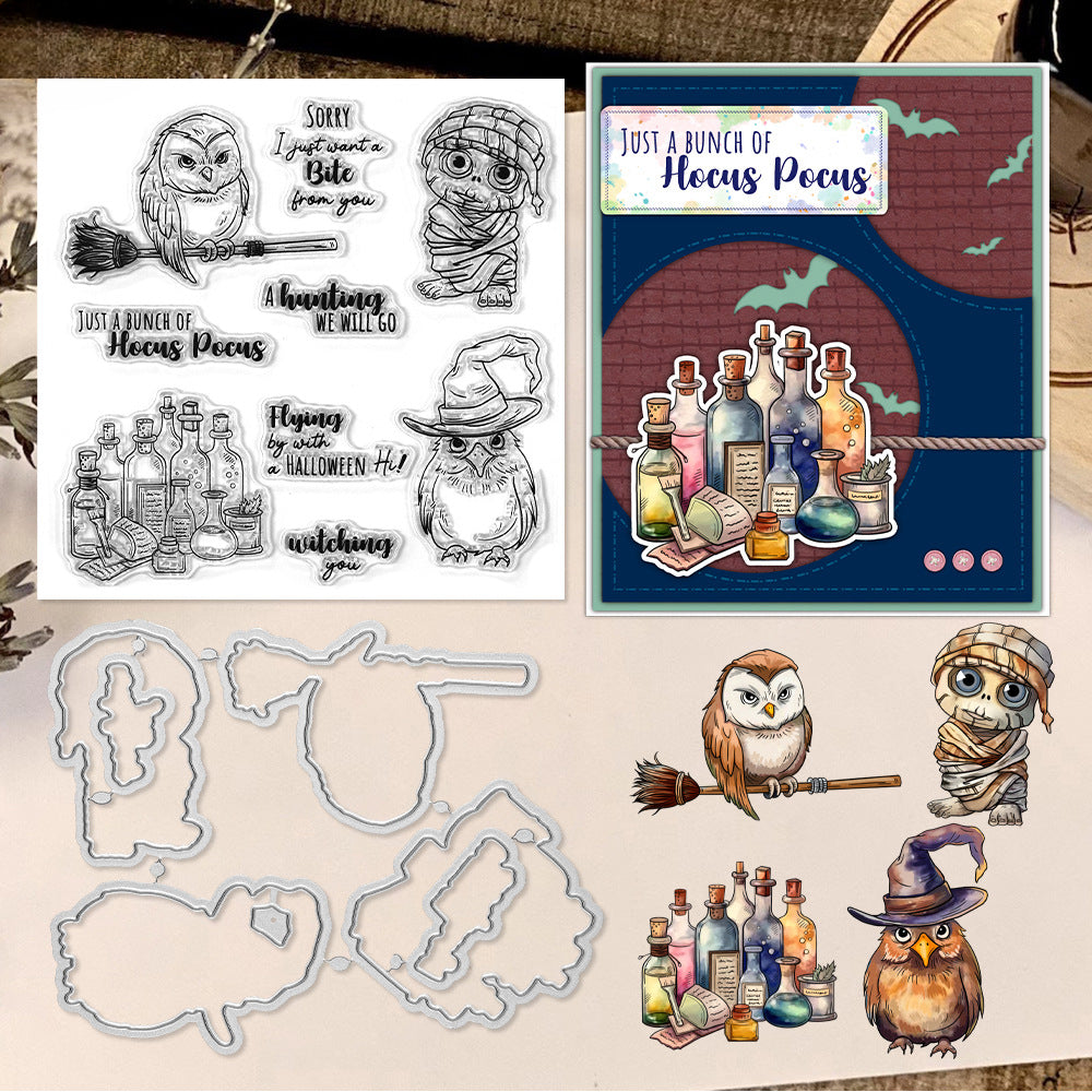 Halloween Eagle Dies & Stamps Set