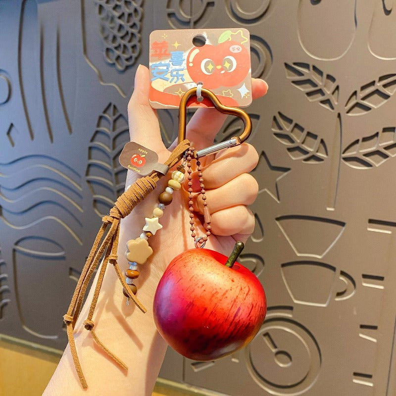 Creative Simulated Apple Keychain