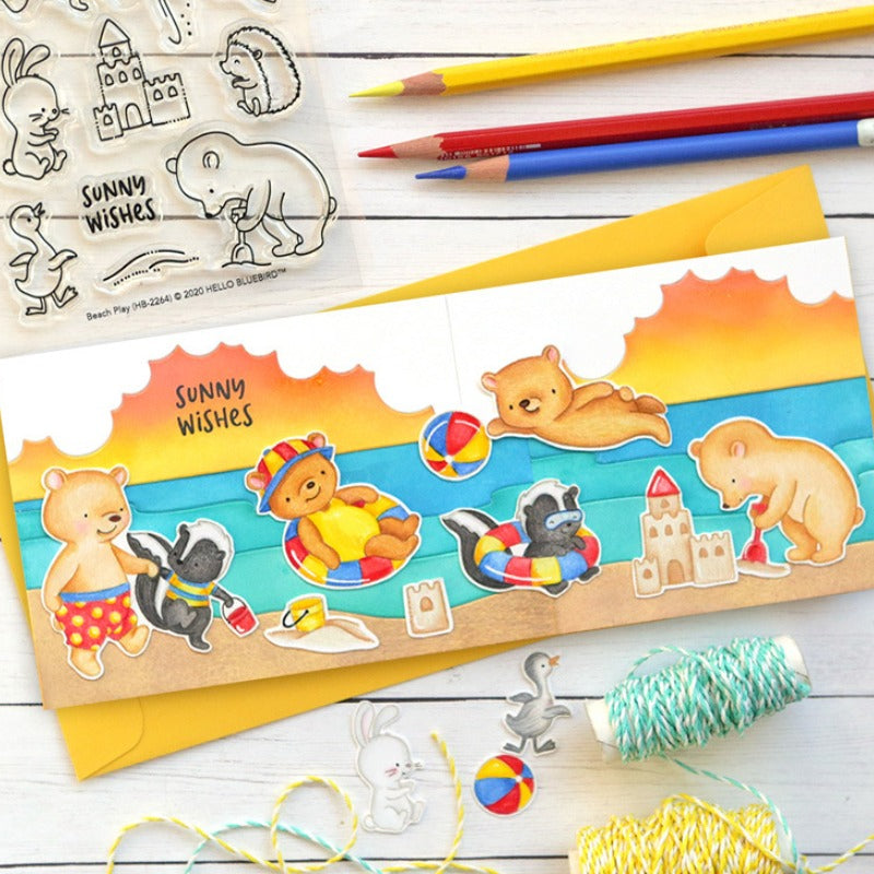 Happy Vacation Theme Dies & Stamps Set