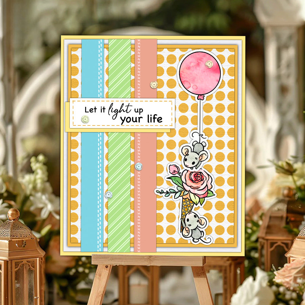 Animal Balloons Dies & Stamps Set