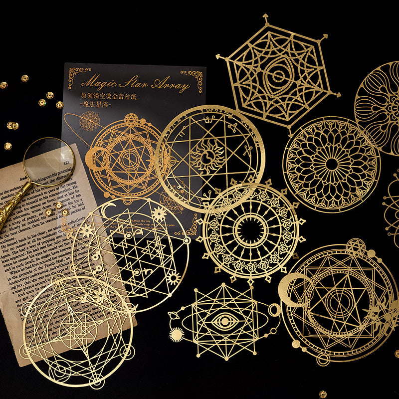 Hot Stamping Hollow Lace Paper