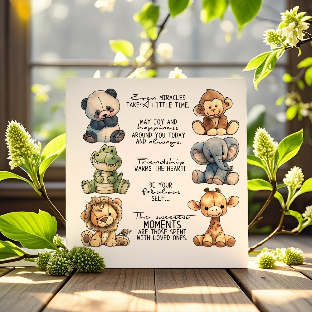 Animal Dolls Dies & Stamps Set