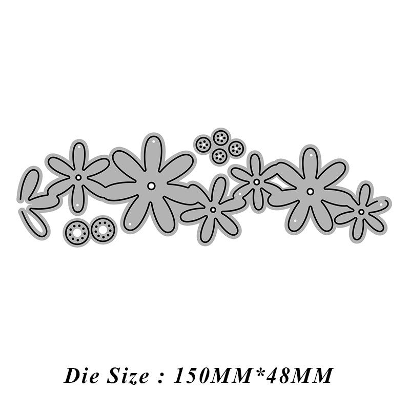 Flower Border Metal Cutting Dies