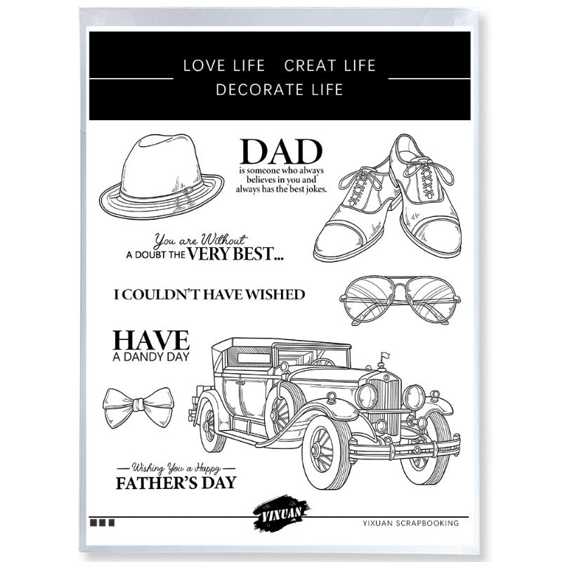 Father's Day Theme Dies & Stamps Set