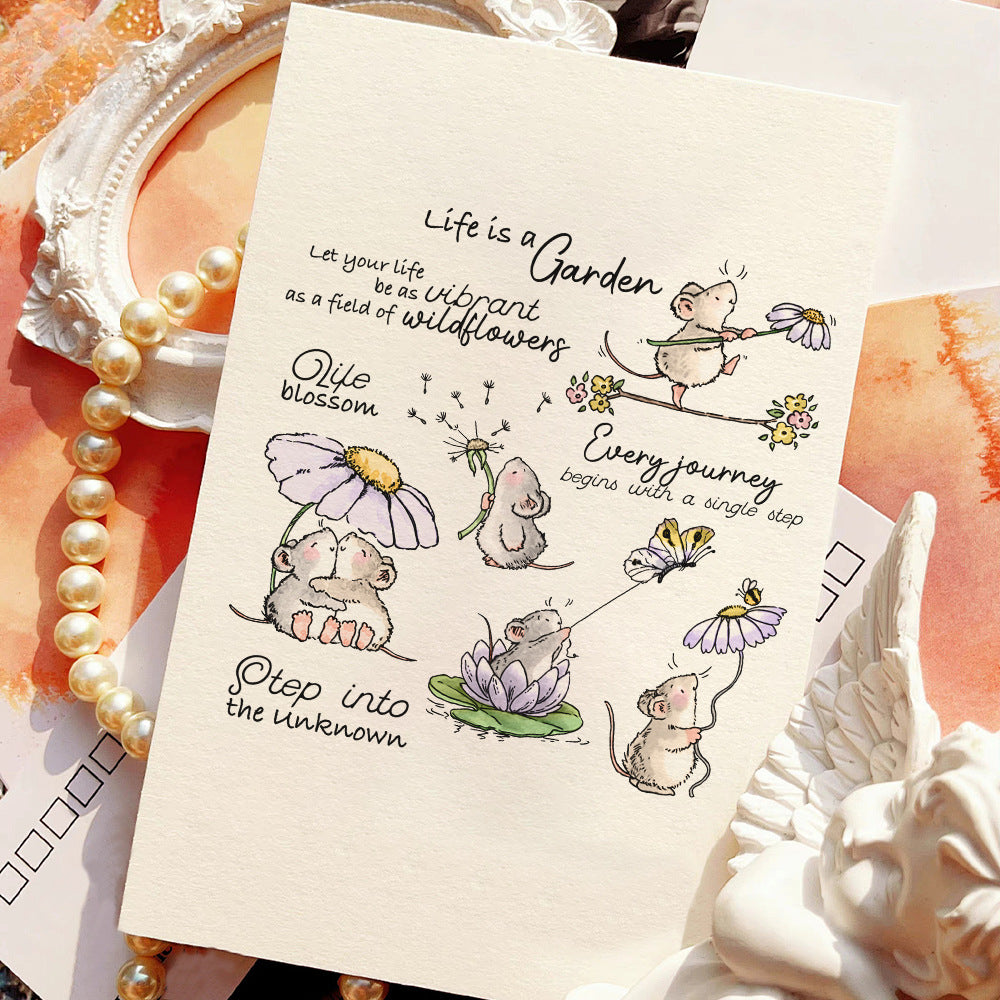 Mouse Life Dies & Stamps Set