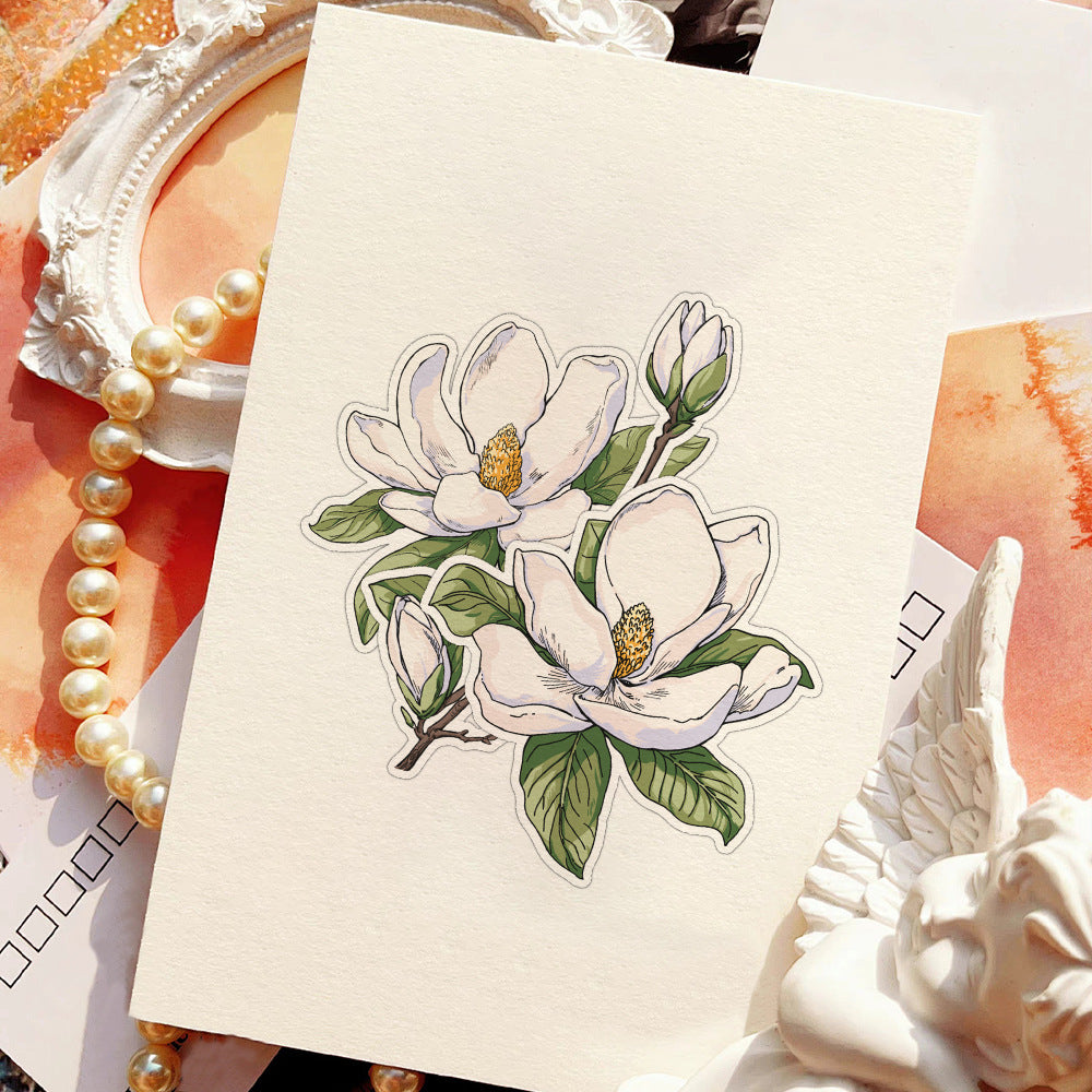 Magnolia Plant Clear Stamps